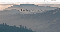 Desktop Screenshot of millvalleydentistry.com